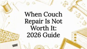 When Couch Repair Is Not Worth It: 2026 Guide