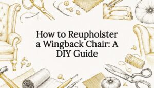 How to Reupholster a Wingback Chair: A DIY Guide