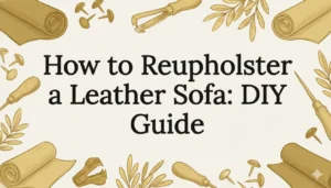 How to Reupholster a Leather Sofa: DIY Guide