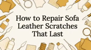How to Repair Sofa Leather Scratches That Last